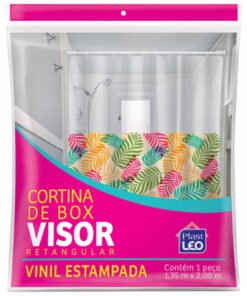 Cortina de Box Visor / Estampada A/B/C/D/E/S - 1,35m x 2m - Cx. c/ 24 Und.