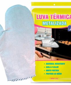 Luva Térmica Tam. Único Metalizada - Cx. c/ 24 Und.