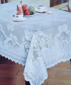 Toalha de Renda Simples 6 Cadeiras