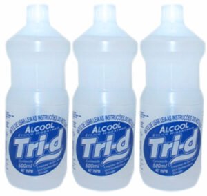 Álcool 46º Tri-d Cx. c/ 12 x 500ml